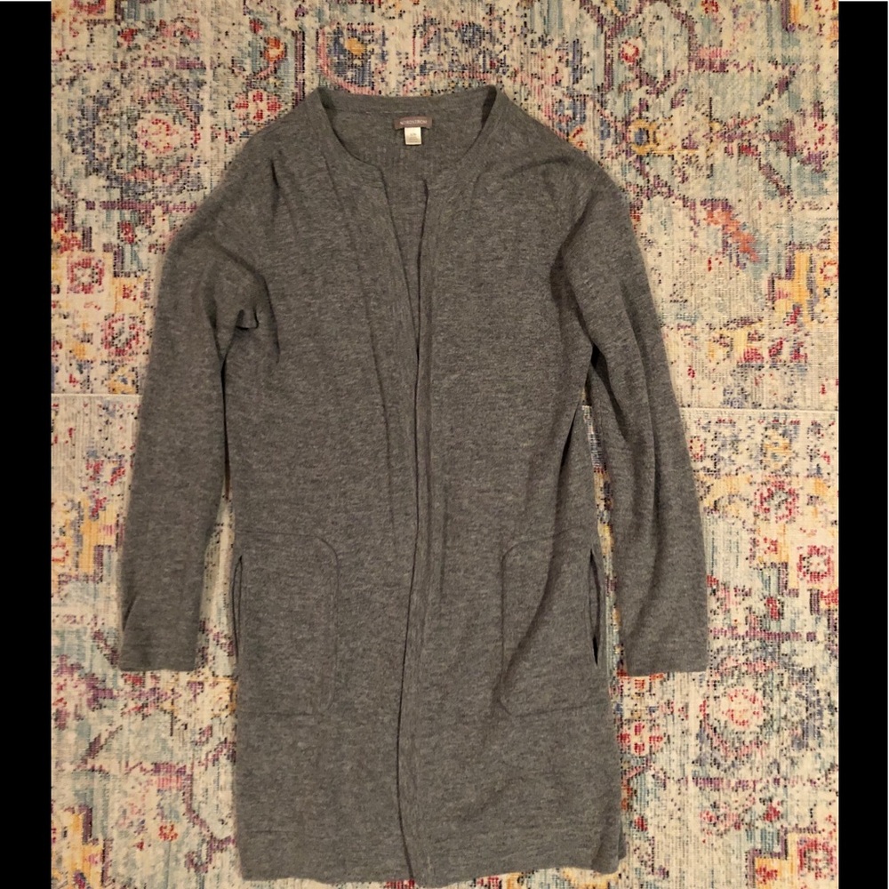 Nordstrom Brand 80 Wool 20 Cashmere Cardigan Small